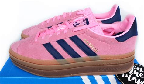 pink platform sambas.